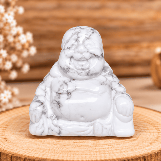 Bouddha en Howlite – Calme & Sérénité Intérieure