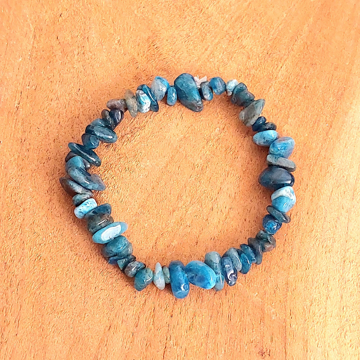 Bracelet Chips en Apatite Naturelle – Motivation & Expression