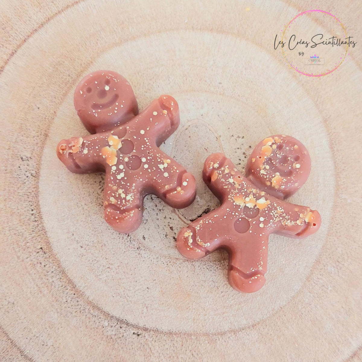 Fondants parfumés Manalas – Lot de 2 × 10 g - Cire Végétale & Parfums de Grasse | Les Créas Scintillantes