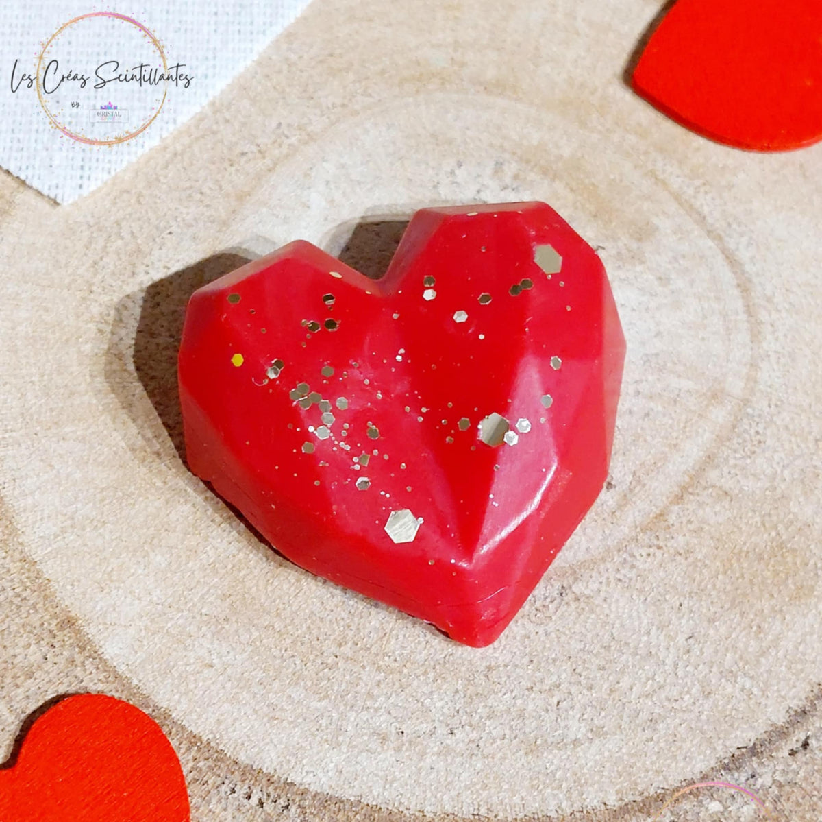 Fondant parfumé Cœur 10 g – Senteurs gourmandes