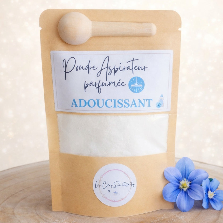 Poudre parfumée pour aspirateur – Maison délicatement parfumée