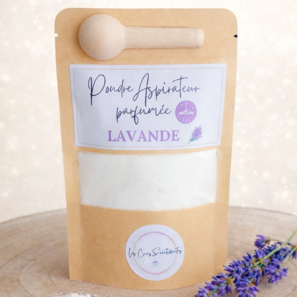 Poudre parfumée pour aspirateur – Maison délicatement parfumée