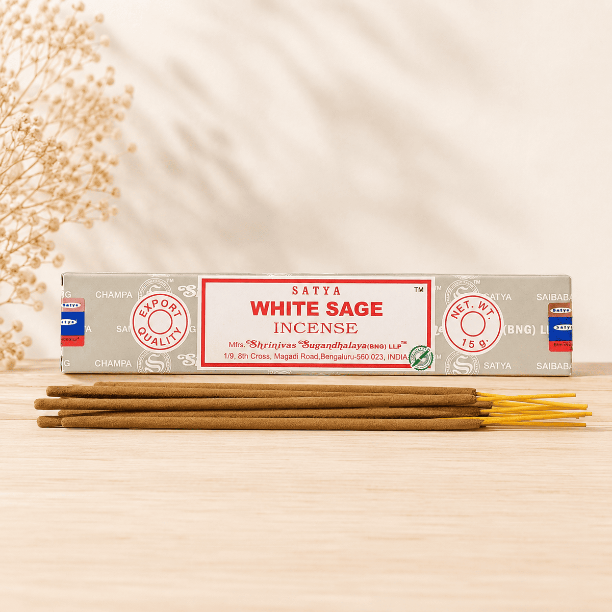 Bâtonnets d'Encens Sauge Blanche - Purification | Satya